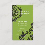 GESCHÄFTSKARTE:: April 5 Visitenkarte (Rückseite)