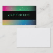 Geschäftskarte Aurora Borealis Visitenkarte (Vorne/Hinten)