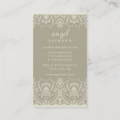 GESCHÄFTSKARTE: ausgeklügelte L8 Visitenkarte (Rückseite)