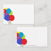 GESCHÄFTSKARTE: BALLOONS VISITENKARTE (Vorne/Hinten)