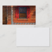 Geschäftskarte "Blockhaus" Visitenkarte (Vorne/Hinten)