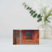 Geschäftskarte "Blockhaus" Visitenkarte (Stehend Vorderseite)