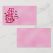 Geschäftskarte Brustkrebs Visitenkarte (Vorne/Hinten)