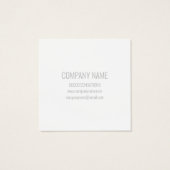 GESCHÄFTSKARTE : "CHERRY BLOSSOM" : NATÜRLICH (Rückseite)