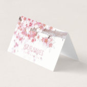 GESCHÄFTSKARTE: CHERRY BLOSSOME VISITENKARTEN (Vorderseite)