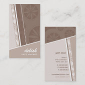 GESCHÄFTSKARTE coole, einzigartige Winkel Visitenkarte (Vorne/Hinten)