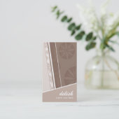 GESCHÄFTSKARTE coole, einzigartige Winkel Visitenkarte (Stehend Vorderseite)