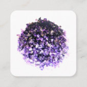 GESCHÄFTSKARTE CRYSTAL DESIGN STIL QUADRATISCHE VISITENKARTE (Vorderseite)