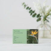 Geschäftskarte "der tropischen Blume" Visitenkarte (Stehend Vorderseite)