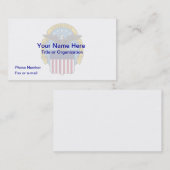 Geschäftskarte der Verteidigungsagentur Visitenkarte (Vorne/Hinten)