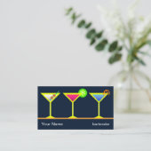 Geschäftskarte des Barkeepers Visitenkarte (Stehend Vorderseite)