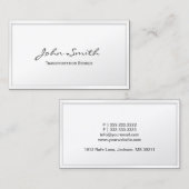 Geschäftskarte des Broker-Brokers für den Transpor Visitenkarte (Vorne/Hinten)