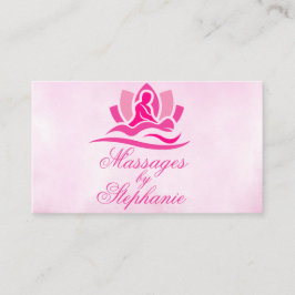 Geschäftskarte des individuell anpassbaren Massage Visitenkarte