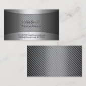 Geschäftskarte des modernen Metallölingenieurs Visitenkarte (Vorne/Hinten)