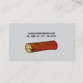 Geschäftskarte des Protokollierungsdienstes Visitenkarte (Rückseite)