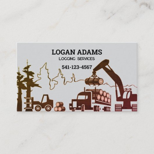 Geschäftskarte des Protokollierungsdienstes Visitenkarte (Vorderseite)