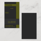 Geschäftskarte des Verkäufers Visitenkarte (Vorne/Hinten)