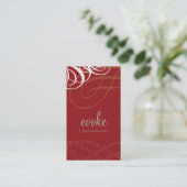 GESCHÄFTSKARTE: Designervogue 11 Visitenkarte (Stehend Vorderseite)