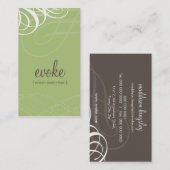 GESCHÄFTSKARTE: Designervogue 13 Visitenkarte (Vorne/Hinten)