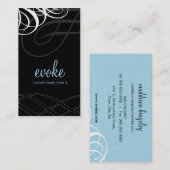 GESCHÄFTSKARTE: Designervogue 18 Visitenkarte (Vorne/Hinten)