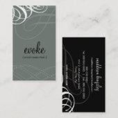 GESCHÄFTSKARTE: Designervogue 2 Visitenkarte (Vorne/Hinten)