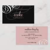 GESCHÄFTSKARTE: Designervogue L16 Visitenkarte (Vorne/Hinten)