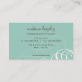 GESCHÄFTSKARTE: Designervogue L4 Visitenkarte (Rückseite)