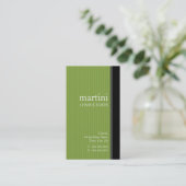 GESCHÄFTSKARTE: einfach 3 Visitenkarte (Stehend Vorderseite)