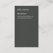 GESCHÄFTSKARTE: einfach 6 Visitenkarte (Rückseite)