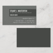 GESCHÄFTSKARTE: Einfach blockiert 3 Visitenkarte (Vorne/Hinten)