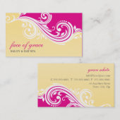 GESCHÄFTSKARTE elegant, elegant, elegant, schielen Visitenkarte (Vorne/Hinten)