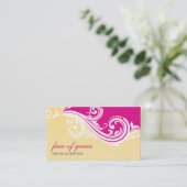 GESCHÄFTSKARTE elegant, elegant, elegant, schielen Visitenkarte (Stehend Vorderseite)