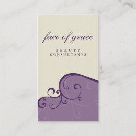 GESCHÄFTSKARTE: elegant zart 10 Visitenkarte