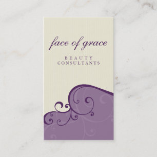 GESCHÄFTSKARTE: elegant zart 10 Visitenkarte