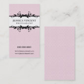 GESCHÄFTSKARTE Elegantes Lux Foliage Visitenkarte (Vorne/Hinten)