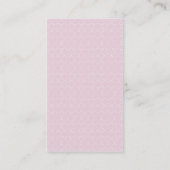 GESCHÄFTSKARTE Elegantes Lux Foliage Visitenkarte (Rückseite)