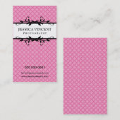 GESCHÄFTSKARTE Elegantes Lux Foliage Visitenkarte (Vorne/Hinten)