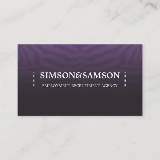 GESCHÄFTSKARTE: episches 15L Visitenkarte (Vorderseite)