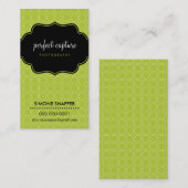 GESCHÄFTSKARTE: erfasst 1 P Visitenkarte (Vorne/Hinten)