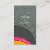 GESCHÄFTSKARTE: Fettgewaschene Retrosteine P6 Visitenkarte (Rückseite)