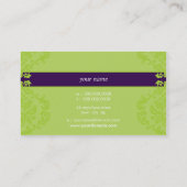 GESCHÄFTSKARTE: Finesse 10 - Danielle Visitenkarte (Rückseite)