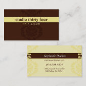 GESCHÄFTSKARTE: Finesse - Stephanie Visitenkarte (Vorne/Hinten)