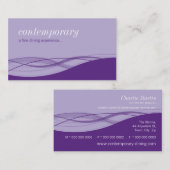 GESCHÄFTSKARTE: flüssig 11 Visitenkarte (Vorne/Hinten)