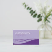 GESCHÄFTSKARTE: flüssig 11 Visitenkarte (Stehend Vorderseite)