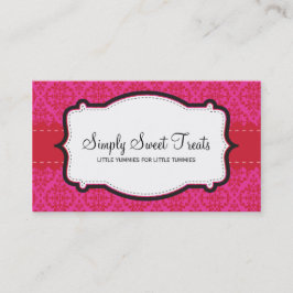 GESCHÄFTSKARTE:: Funky Damask 5L Visitenkarte