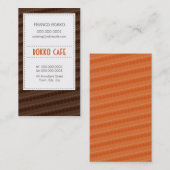 GESCHÄFTSKARTE :: funky menu 15 Visitenkarte (Vorne/Hinten)