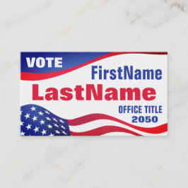 Geschäftskarte für benutzerdefinierte Kampagnen Visitenkarte