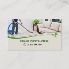 Geschäftskarte für Bio Teppich-Reiniger Visitenkarte