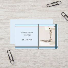 Geschäftskarte für Blue Taille Nähmaschine Visitenkarte