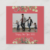 Geschäftskarte für das neue Jahr Quadratische Visitenkarte (Vorderseite)